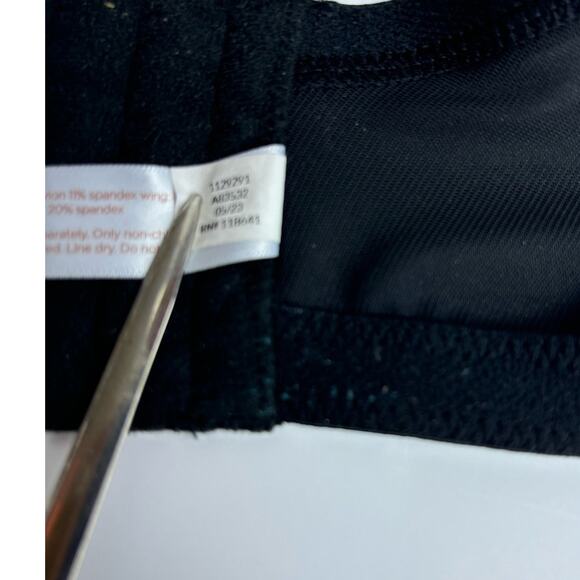 LANE BRYANT CACIQUE Boost Plunge Underwire Push Up Black Bra 42DDD - Picture 10 of 10